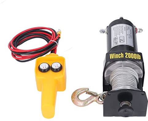 Elektrische Seilwinde, Seilwinde Elektrisch, 24V Automatische Bremse für elektrische Seilwinde zum Abschleppen Seilzug Elektrisch Elektrischer Seilzug Seilzug Motorwinde