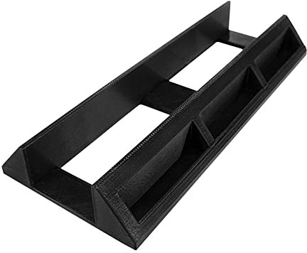 SplashNColor Vertical Stand Dock with Memory Card Holder Compatible with Sony Playstation PS2 Slim Console - Space Saving, Convenient Accessory for Gaming Setup and Organization of Game Saves