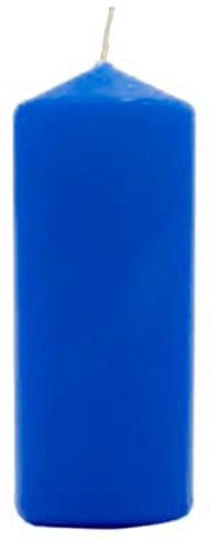 Tradineur - Vela Taco con Aroma a mar, velón de Cera perfumada, Larga duración: 25 Horas, aromaterapia, decoración del hogar (Azul, Frescor Marino, 10,5 x 4,5 cm)