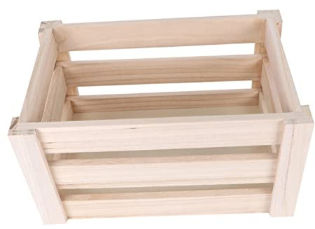 Yardwe Vintage Holz Aufbewahrungsbox Mit Deckel Präsentationskiste Aus Naturholz Aufbewahrungskiste Für Briefe Und Akten Holzbehälter Für Zuhause Und Büro