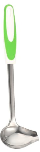 GOOHOCHY Stainless Steel Saucer Spoon Crooked Mouth Long Handle for Gravy Dressings Chocolate Home and Coffee Shop Use Fine Workmanship Kitchen Accessory