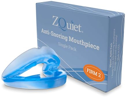 ZQuiet, Anti-Snoring Mouthpiece, Firm Size #2, Strong & Durable Mouthguard, Ideal for Those Prone to Teeth Grinding & Clenching, Made in USA, Size 2