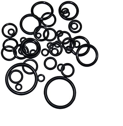 Gummi-O-Ringe-Set-Sortiment, 250 Stück/Box, Dichtungsring-Set, Dicke 1/1,5 mm, Nitrilkautschuk-O-Ring-Dichtung, Dichtungsring, O-Ringe, Gummi-Set, Gummi-O-Ringe for Wasserhahn, Sanitär, Automobil