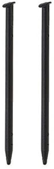 Lot de 2 stylets noirs de rechange pour écran tactile Nintendo 3DS