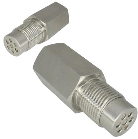 Lambdasonde Sensor 2X Auto Sauerstoff O2 Sensor Extender Spacer Adapter Bung Katalysator CEL Universal M18X1,5 O2 Sauerstoff Sensor