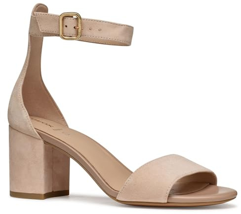 Geox D VIRNILISA 65 S A, Sandalo con Tacco Donna, Nude, 40 EU