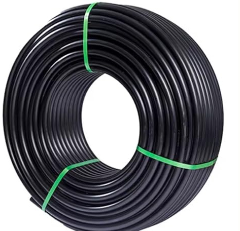 Garden Drip Irrigation Pipe Hose, Micro Drip System Connecting Pipe Gardening Automatic Self-Irrigation Kit (100m Pipe Only)