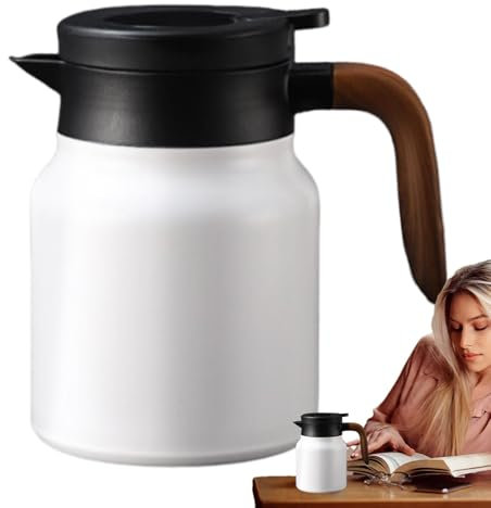 Insulated Carafe, Thermal Coffee Carafes, Portable Coffee Pot, Large-Capacity Hot Water Pitcher, Vacuum Coffee Carafe, Vacuum Insulated Coffee Carafe For Men And Women