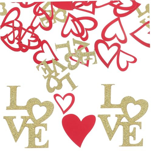 ROMISBABA 100pezzi Confetti Romantici Per Decorazioni Carta Per Matrimoni e Anniversari Atmosfera Festiva Con Carta Colorata