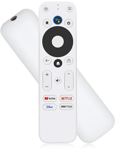 Telecomando vocale di ricambio per Onn Android TV FHD 4K UHD Streaming Stick TV Box 100024646 100026240, con funzione vocale, con 4 pulsanti di scelta rapida