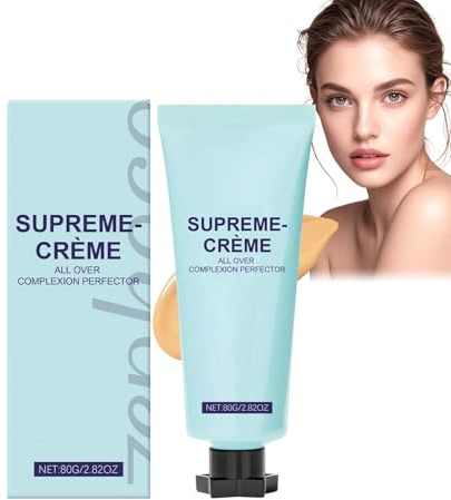 Clawrex Supreme Creme, All-Over Complexion Perfector, Body Coverage Perfector Cc Creme, Full Coverage Concealer, Color Corrector, Gleichmäßiger Hautton, Wasserfest, Foundation für Reife Haut(Ivory)