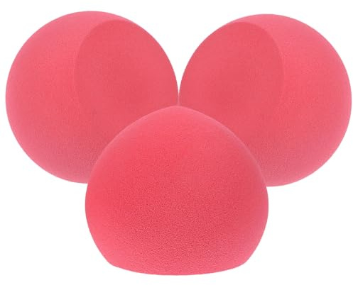 HONITANO 3 Pezzi Spugnette Make Up Morbide Frutta Spugne Cosmetiche Riutilizzabili per Fondotinta Liquido e Polvere Adatte per Bagnato e Asciutto