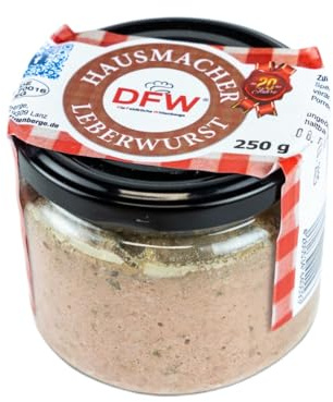 Hausmacher Leberwurst 250g (Glas) Wurstkonserve | Hausmacher Qualität | DFW (1229)