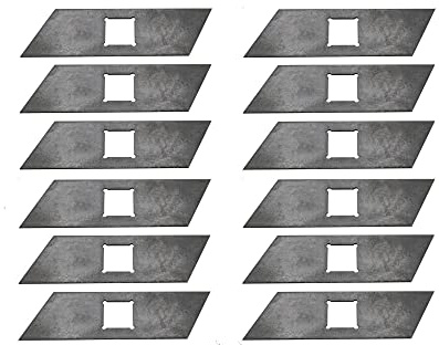 SECURA Jeu de lames (Kit de 12) compatible avec Golf 135 VE 02645.08 (1988) Scarificateur