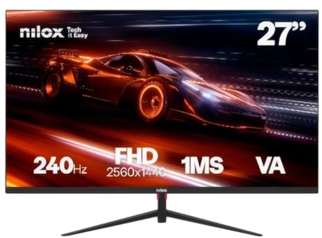 Nilox nxm27fhd2401 Monitor 27 va 240hz hdmi DP