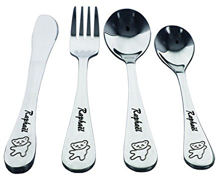 Amikado Couverts Enfants personnalisés (Oursons)