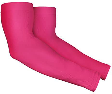 Tough Outdoors Arm Sleeves - UV Sun Protection Compression Sleeves for Men & Women - Gaming Arm Sleeve - Basketball Running Volleyball or Cycling Warmers for Arms - Tattoo Cover Up