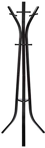 Amazon Basics Garderobenständer für Jacken und Hüte, Metall, schwarz