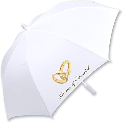 iX-brella Mr.&Mrs. Hochzeitsschirm personalisiert mit Namen