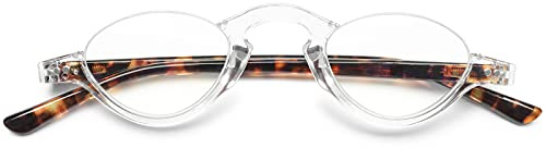 VEVESMUNDO Anti Blaulicht Lesebrille Damen Herren Modern Federscharnier Computerbrille Blaulichtfilter Lesehife Sehhilfe Brille mit sehstärke