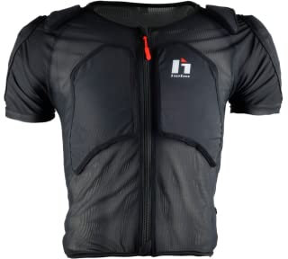 Hb6341 - Chaqueta de Proteccion Moto Defender Pad II Color Negro Talla M-L