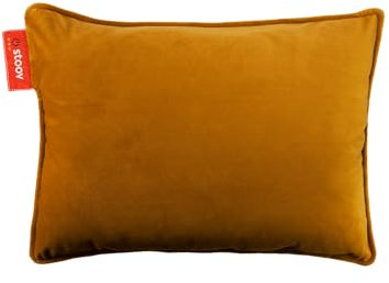 STOOV Ploov - Kabellose Wärmekissen - Infrarot mit Abschaltautomatik - 2.5 bis 5 Stunden Wärme - 45x60 cm - Samt Ingwergold