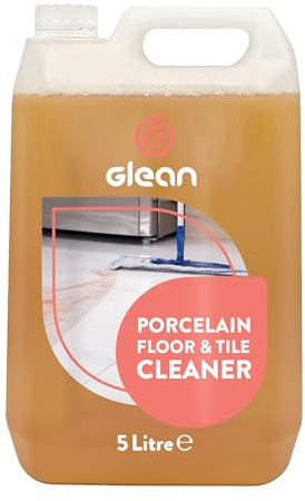 GLEAN Boden- und Fliesenreiniger für Porzellan | pH-NEUTRAL | Pflegeleichter, spülfreier Reiniger für Porzellan- und Keramikoberflächen, polierte und unpolierte Oberflächen | 5 Litre