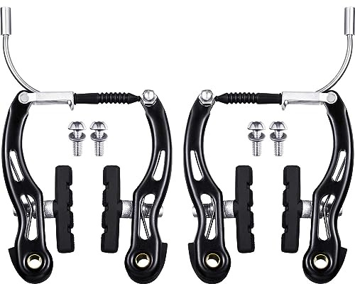 NM SELECT Bike V Brake Set Universal V Brake Front Rear Set Mountain Bike Brake Caliper Replacement for Most Bicycle, Road Bike, MTB, BMX