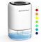 Deumidificatore Casa-Kitette Deumidificatore Portatile,Con serbatoio Dell'acqua da 1400 ml,Deumidificatore Ambiente Armadio,Luci LED 7 colori, Spegnimento Automatico