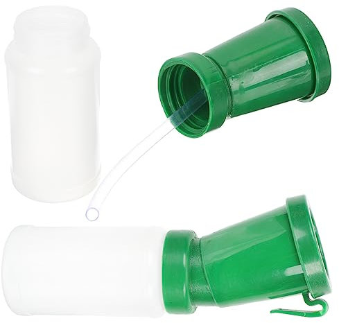 Toddmomy 2pcs Plastic Animal Breasts Cleaning Cup Dip Cup for Dairy Farm Lightweight Portable