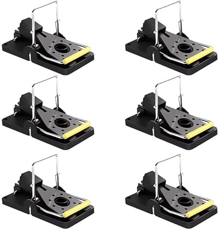 Prowl Control Mouse Traps – Pack of 6 | Fast-Acting Mice Traps for Indoors | Humane, Reusable Mouse Trap | Safe for Pets & Family | Powerful Rodent Repellent Alternative