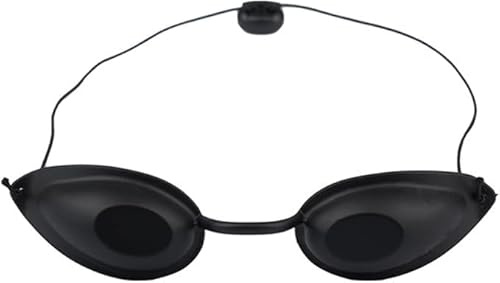 Occhiali da solarium, occhiali da solarium, in silicone, occhiali di protezione a raggi infrarossi, occhiali di protezione UV, occhiali di protezione a luce rossa, per cliniche di bellezza,