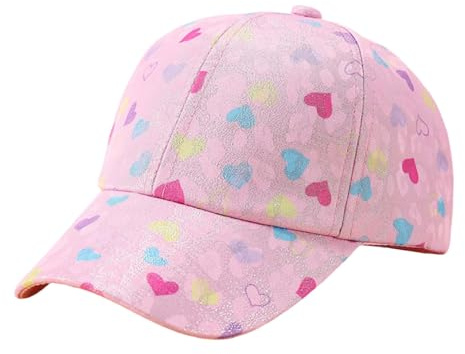 Mädchen Baseballkappe Katze Pailletten Kinder Kappe Sport Cartoon Schirmmütze UV Schutz Sonnenhut Baumwolle Mädchen Atmungsaktiv Hüte Frühling,Sommer schirmmützen Junge Cappy Mütze 1-4 Jahre