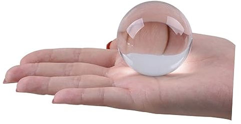 PartyKindom Accesorios de fotografía Esfera para Fotos Bolas Decorativas Transparentes Malabares Moderno decoración esferas Bolas Decorativas Bolas de Cristal Transparente