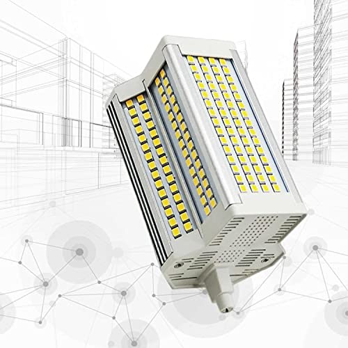 USZWBY Double Ended Dimmable 50W R7S 118mm LED Bulb Warm White 3000K 500W R7S J118 Halogen Bulb Replacement for Ceiling Floodlight Lamp