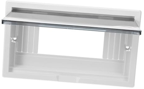 Panel Protector de Caja Eléctrica Pz30 de Plástico para Interior y Exterior | Diseño Elegante, Instalación Sencilla, Compatible Cajas de Circuito, Uso Residencial y