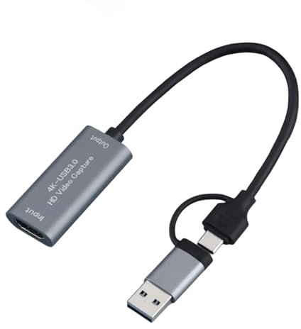 KHZen 2 en 1 HDMICOPATIBLE Vidéo Carte 2K 50FPS USB3.0 Type C High Enregistreurs pour Le Jeu Video Live Streaming