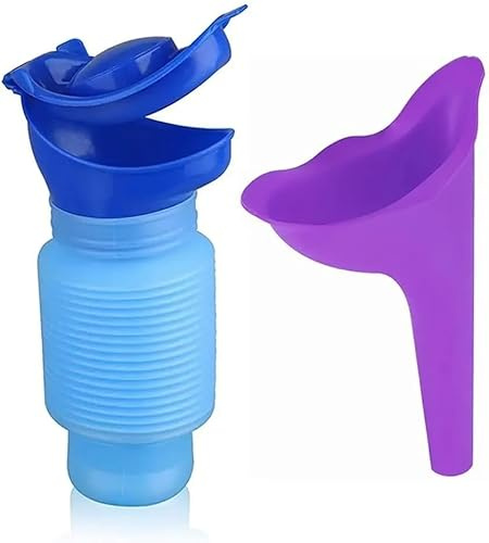 NASHnal 750ML Portable Collapsible Urinal Emergency Toilet Men Women Travel Camping Outdoor Car Pee Bottle with Funnel Lightweight Leak Proof | Sports & Outdoors