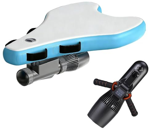 Elektrisches Surfbrett 3 in 1 - Aufblasbares Bodyboard mit 500W SUP Motor, Unterwasser-Scooter + Paddleboard, 3-7Km/h Geschwindigkeit, Dual-Modus für Anfänger & Profis, Salzwasserbeständig