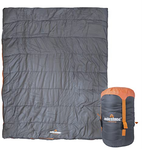Milestone Camping Envelope Rectangular Sleeping Bag