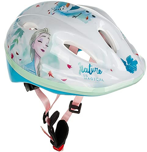 alles-meine.de GmbH Kinderhelm - Die Eiskönigin - Frozen - Gr. 52-56 - Circa 3 bis 15 Jahre - Größen Verstellbarer/mitwachsender Helm - für Kinder Mädchen/Fahrradhelm g..