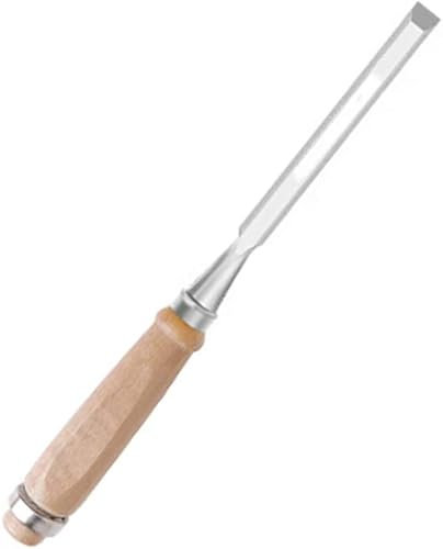 OITTo Juego de Herramientas de Cuchillo de Talla Profesional de cincel de Madera para Mango de Madera de Primera Calidad con Piedras de afilar de gubia de cincel, 10 mm
