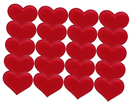 EXCEART 60 Stk Roter Filzstoff Filzkugeln in Herzform Herzflecken Zum Aufnähen Filz-herzdekore Flicken Aufnähen Abzeichen Annähen Valentinstag Filzanhänger Kind Gefühlt Häkeln Herzförmig