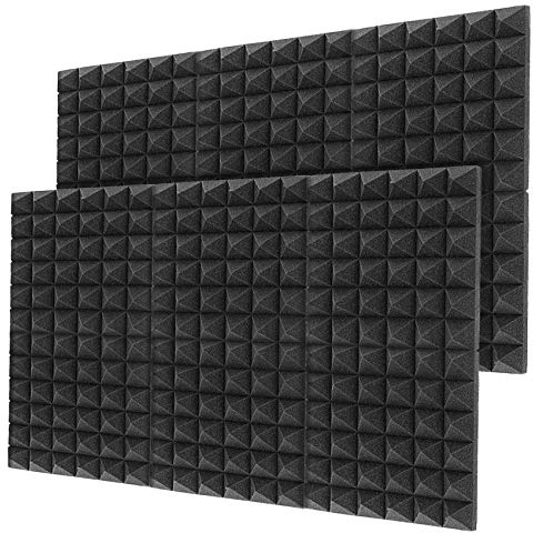 Griwiuiowe 12 StüCke 30X 30X 5CM Schall DäMmung Baumwoll Schall DäMm Schaum für Aufnahme Studio Klavier Raum Schall DäMm Schaum