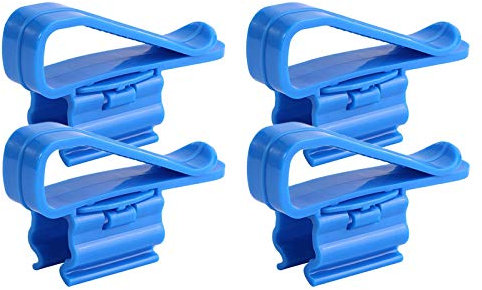 Niniang 4 unidades serías casa cubo de elaboración clip tubo sifón tubo control de flujo pinza de cerveza pescado acuario filtración manguera soporte de fijación