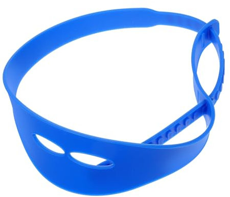 Beatifufu Bandeau De Coupe De Cheveux En Silicone Réglable Pour Hommes Et Garçon Et Filles Modèle De Mise Flexible Outil De Coupe De Cheveux Diy Couleur Bleue