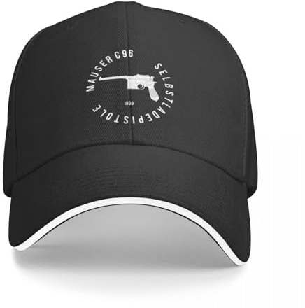 AIETPOIJ Basecap Deutsche Mauser C96 Baseballkappe Militärische Taktische Kappen Mode Strand Herren Baseballkappe Damen Geschenk