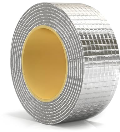 KADIO Bitumenband Selbstklebend Dichtband Selbstklebend Wasserdicht Reparaturband 50 mm X 5 Meter zur Terrassendach Garten Pool Haus wetterfestes Reparaturband. (50 mm x 5 Meter)