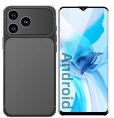 FOXIONO Téléphone débloqué, écran de 6,6 Pouces, caméras Doubles, 2 GO, 32 GO, supporte Uniquement 3G Network Bandes de fréquence, Cartes SIM Doubles, Smartphone Android