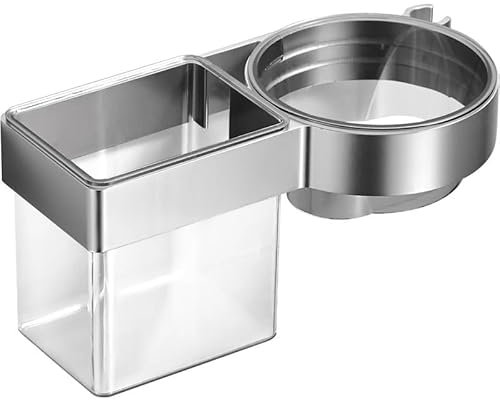 Soporte para Secador de Pelo de Montaje en Pared, Fabricado en Acero Inoxidable, Sin Necesidad de Perforar, Adhesivo Potente, Ideal para Baño, Salón de Belleza y Hotel, Color Plata